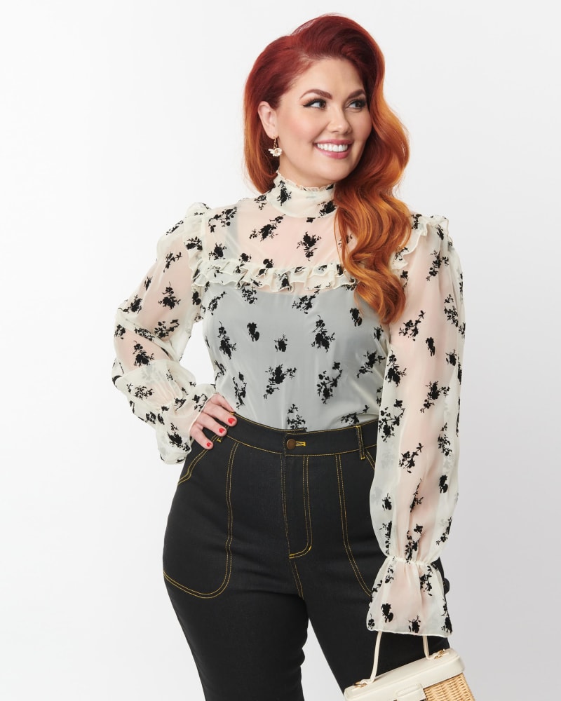 Vintage blouses plus size store